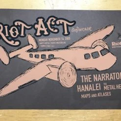 Sold Out Posters Riot Act - 2005 Poster Empty Bottle Chicago, IL