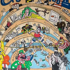 Sold Out Posters The Guggenheim - 1972 Red Grooms Art Print Poster Original Vintage