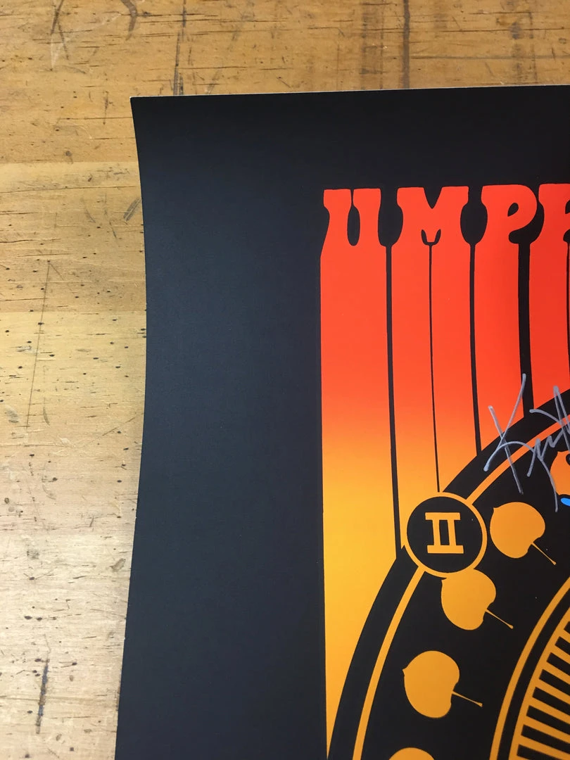 Colorado Umphrey's McGee - 2015 Scrojo Poster Belly Up Aspen, CO Band Autographed Silver 8 Colorado Umphrey's McGee - 2015 Scrojo Poster Belly Up Aspen, CO Band Autographed Silver