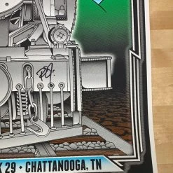 Umphrey's McGee - 2015 John Warner Poster Band Signed Chattanooga, TN