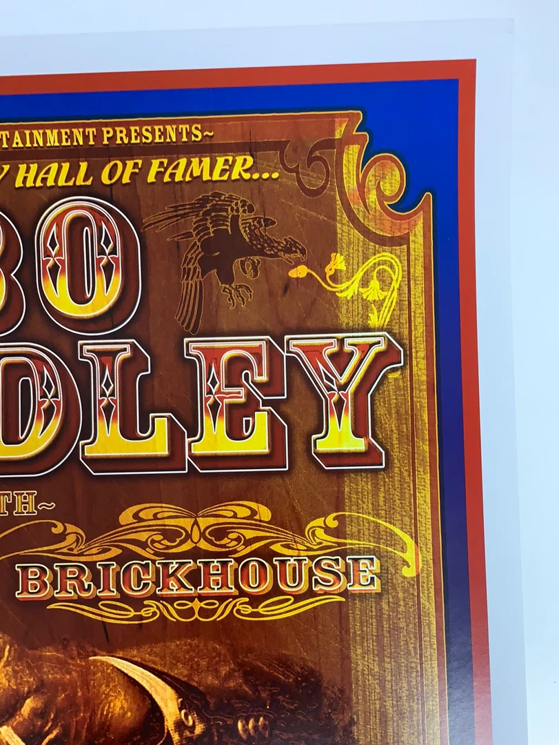 Bo Diddley - 2006 Bob Masse Signed Poster Richmond, BC 6 Bo Diddley - 2006 Bob Masse Signed Poster Richmond, BC