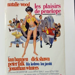Sold Out Posters Penelope - 1966 Natalie Wood Original Movie Poster Cinema Print Movie/TV Posters