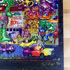 Colorado Leftover Salmon & Friends - 2009 Scramble Campbell Rizzi Poster Denver, CO Ogden Theatre