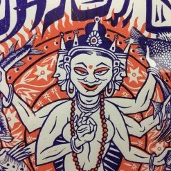 Phish - 2000 Jim Pollock Poster Columbus, OH Polaris Amphitheater, Framed 8 Phish - 2000 Jim Pollock Poster Columbus, OH Polaris Amphitheater, Framed