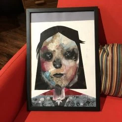 Untitled 15 - 2016 Collin Van Der Sluijs Original Painting FRAMED Signed 15 Untitled 15 - 2016 Collin Van Der Sluijs Original Painting FRAMED Signed