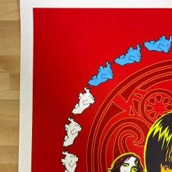 Red Hot Chili Peppers - 2001 Craig Phillips Poster Stafford, UK Weston Park