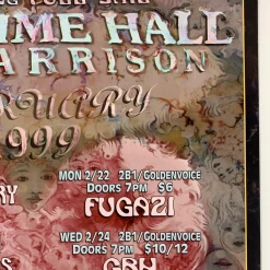 Sold Out Posters MHP 58 Maritime Hall - 1999 Poster February Fugazi, Long Beach Dub San Fran 1st Gig Posters