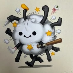 Cody I - 2020 Mike Mitchell Poster Art Print Mikeland AP Art Prints