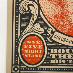 Yonder Mountain String Band - 2011 Johnny Sampson Poster Boulder, CO N3