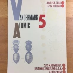 Sold Out Posters Vandermark 5 - 2004 Poster Baltimore, MD Ottobar