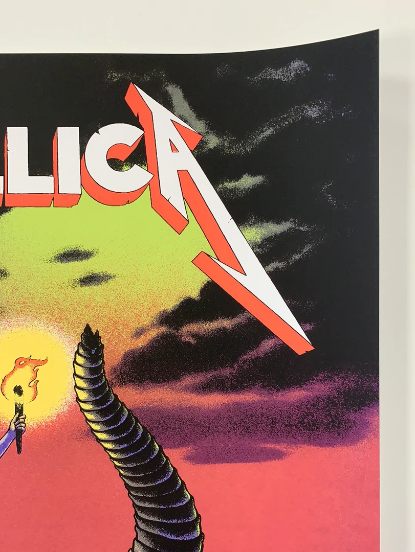 Metallica - 2019 Erin Gallagher Poster Amsterdam, NED World Wired Tour 6 Metallica - 2019 Erin Gallagher Poster Amsterdam, NED World Wired Tour