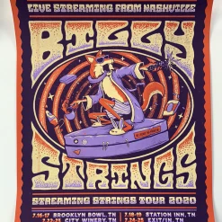 Half Hazzard Press Billy Strings - 2020 Half Hazard Poster Streaming Strings Surprise