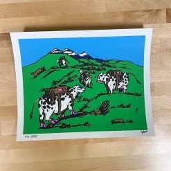 Cows On Vacation - 2021 Jim Pollock Poster Art Print Phish 1/3
