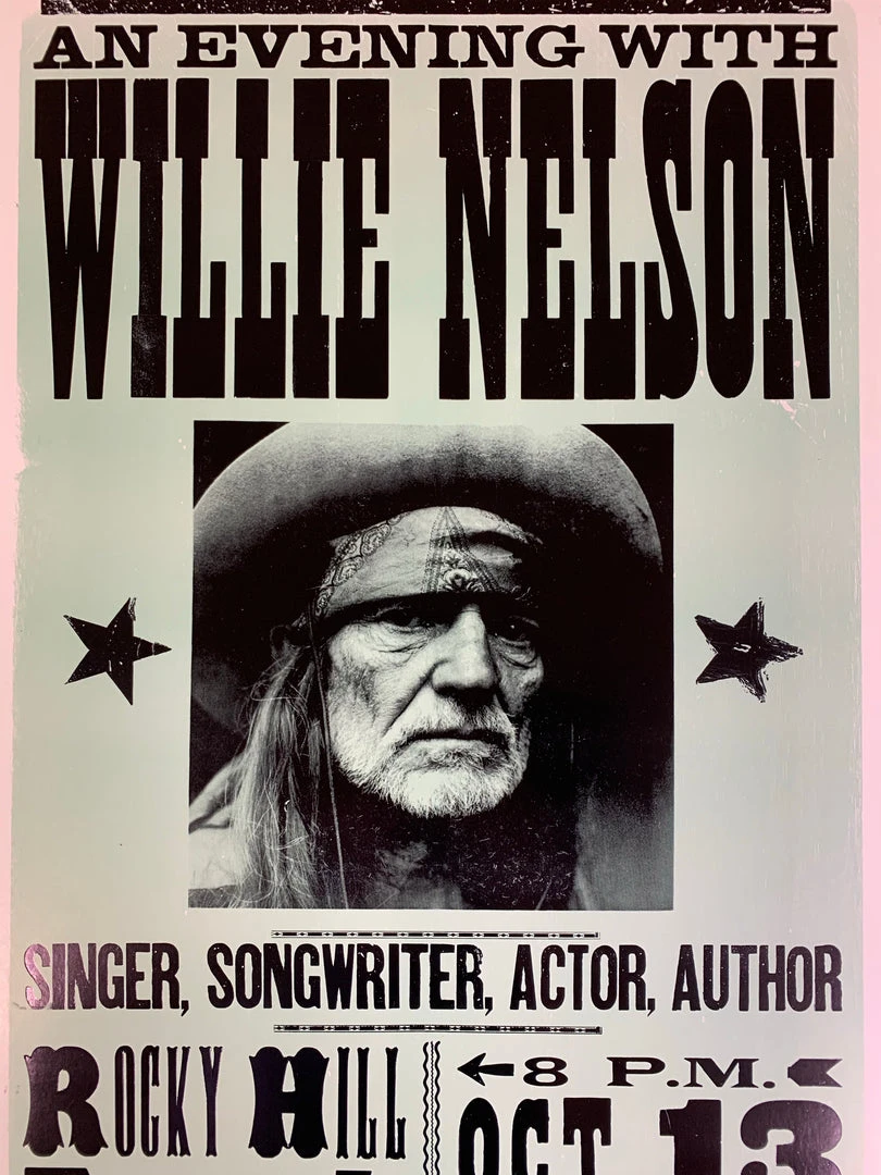Willie Nelson - 2005 Franks Brothers Poster Smithville, Texas 3 Willie Nelson - 2005 Franks Brothers Poster Smithville, Texas