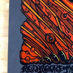 Widespread Panic - 2010 Jeff Wood Poster Red Rocks Morrison, CO Colorado