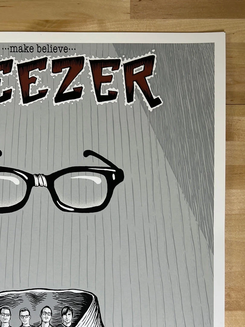 Gig Posters Weezer - 2005 EMEK Poster Santa Barbara Bowl, CA 6 Gig Posters Weezer - 2005 EMEK Poster Santa Barbara Bowl, CA