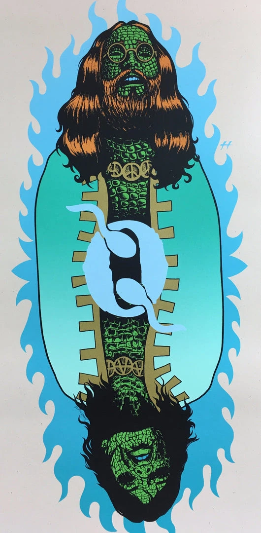 Queens Of The Stone Age - 2008 Justin Hampton Jermaine Rogers Poster Halifax, NS 3 Queens Of The Stone Age - 2008 Justin Hampton Jermaine Rogers Poster Halifax, NS