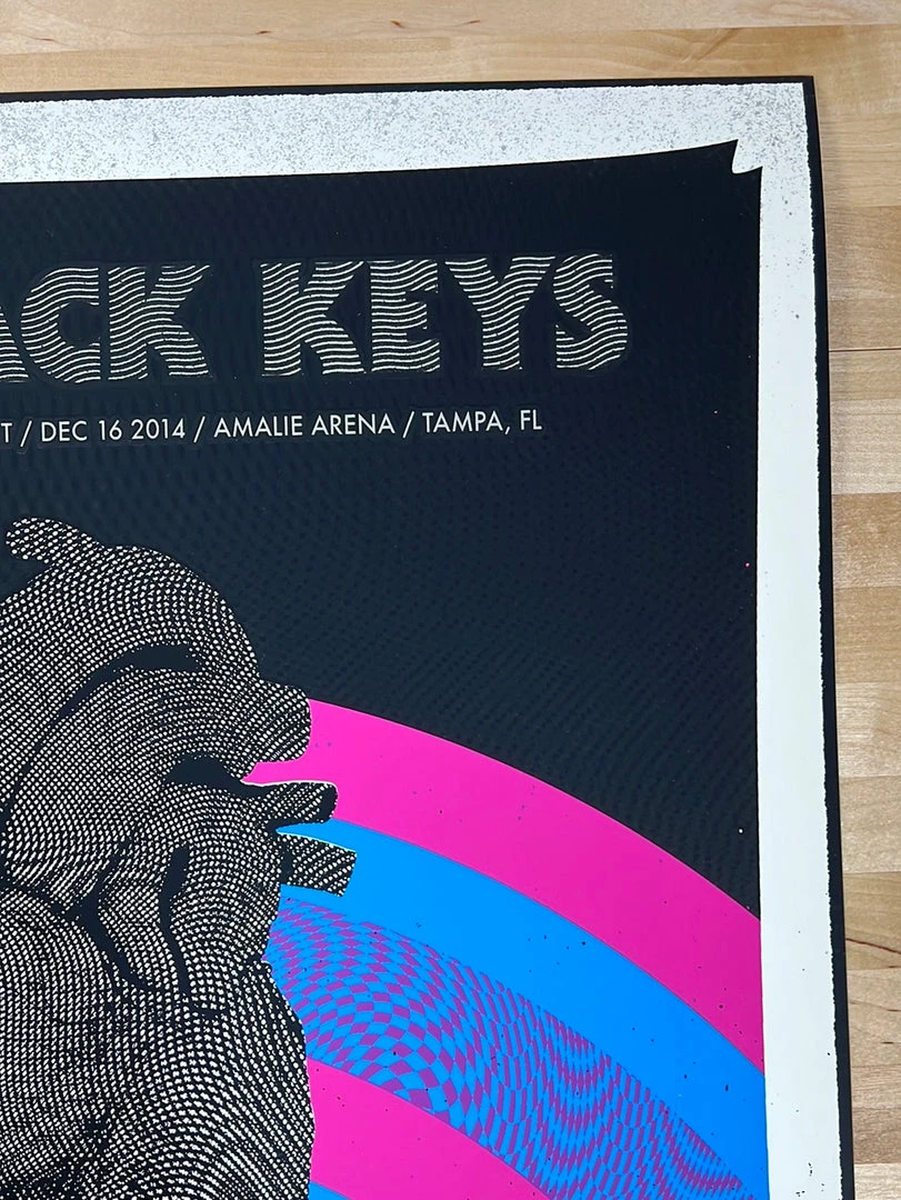 The Silent Giants The Black Keys - 2014 The Silant Giants Poster Tampa Amalie Arena Gig Posters 6 The Silent Giants The Black Keys - 2014 The Silant Giants Poster Tampa Amalie Arena Gig Posters