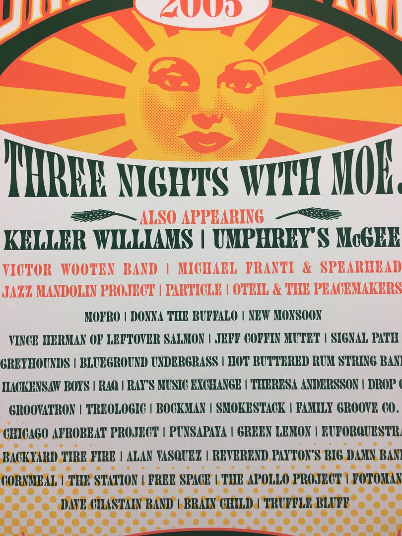 Gig Posters Moe. - 2005 Methane Studios Poster Chillicothe, IL Three Sisters Park Summer Cam 4 Gig Posters Moe. - 2005 Methane Studios Poster Chillicothe, IL Three Sisters Park Summer Cam