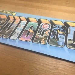 Greetings From Chicago - Fug Screen FugScreens Studios Poster Logan Square Mural