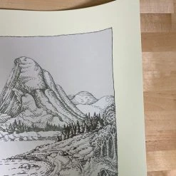 Art Prints The Mountain Lake - 2021 David Welker Poster, Art Print Variant