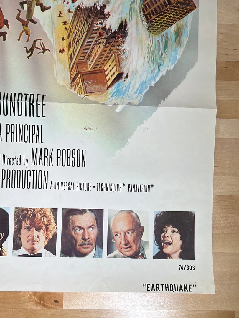 Sold Out Posters Earthquake - 1974 One Sheet Movie Poster Original Vintage 27x41 Movie/TV Posters 7 Sold Out Posters Earthquake - 1974 One Sheet Movie Poster Original Vintage 27x41 Movie/TV Posters