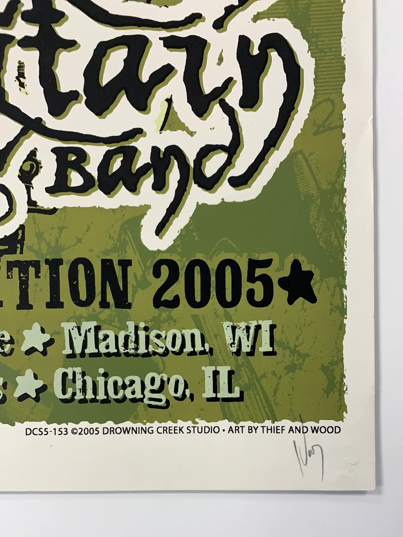 Yonder Mountain String Band - 2005 Jeff Wood Poster Chicago, IL 7 Yonder Mountain String Band - 2005 Jeff Wood Poster Chicago, IL