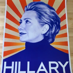 Hillary Clinton - 2016 Tony Puryear 1st Edition Original Poster, Art Print Gig Posters 9 Hillary Clinton - 2016 Tony Puryear 1st Edition Original Poster, Art Print Gig Posters