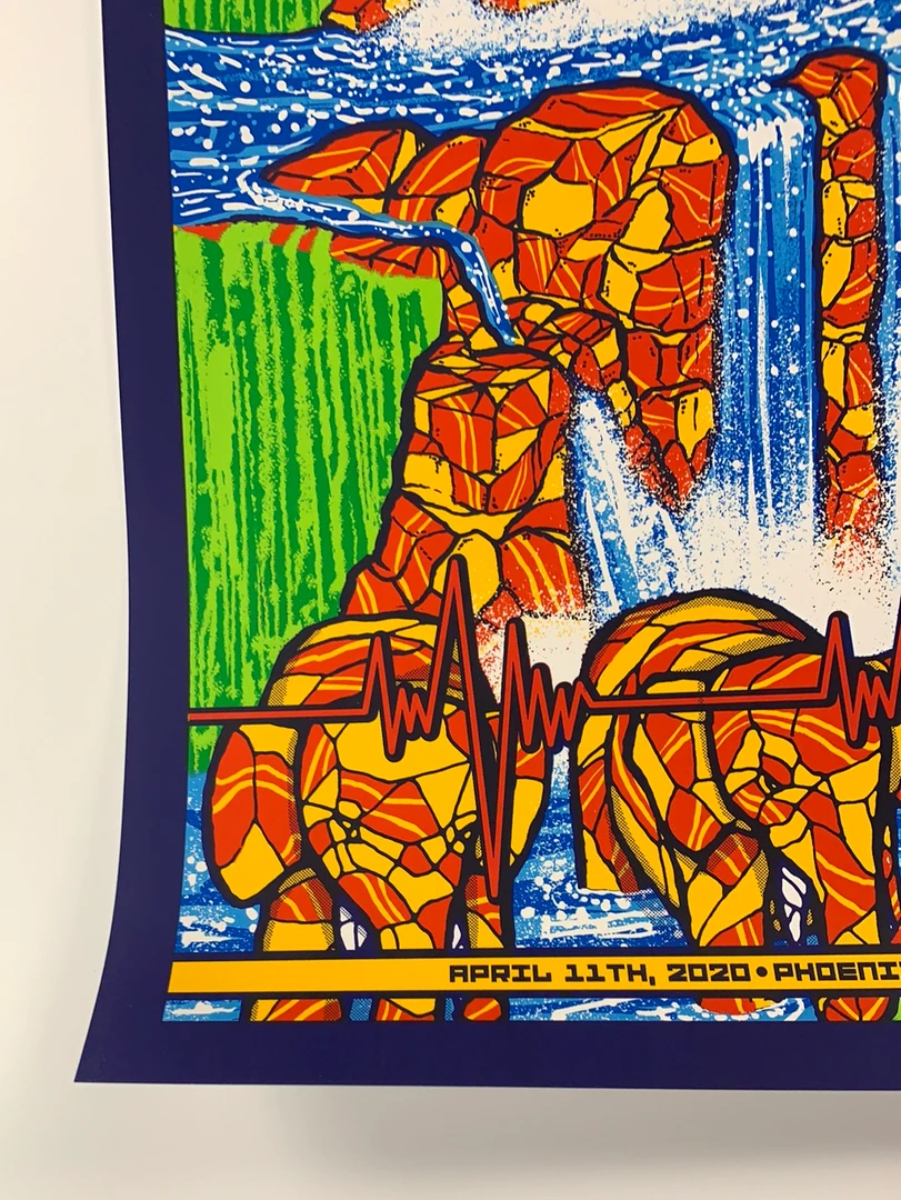 Pearl Jam - 2020 Brad Klausen Poster Phoenix, AZ 1st Ed Gila River Arena Gig Posters 8 Pearl Jam - 2020 Brad Klausen Poster Phoenix, AZ 1st Ed Gila River Arena Gig Posters