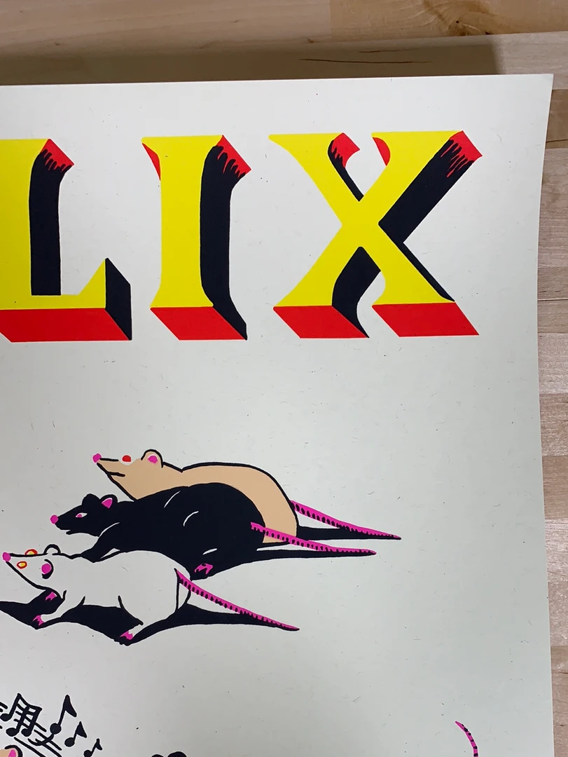 Gig Posters Pied Piper - 2020 Jim Pollock Poster Relix Main Edition 6 Gig Posters Pied Piper - 2020 Jim Pollock Poster Relix Main Edition