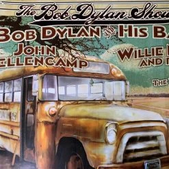 Sold Out Posters Bob Dylan - 2009 Poster Willie Nelson John Mellencamp Alpharetta, GA