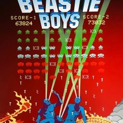 Beastie Boys - 1999 Dillon Naylor Poster 2nd Edition Australian Tour Gig Posters