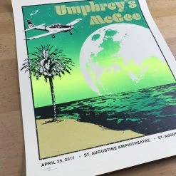 Umphrey's McGee - 2017 T. Shaw Poster St. Augustine, FL 11 Umphrey's McGee - 2017 T. Shaw Poster St. Augustine, FL