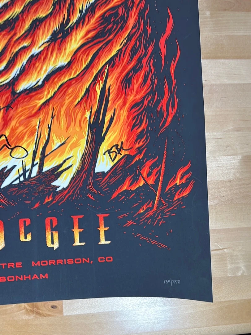 Colorado Umphrey's McGee - 2019 Peter Schaw Poster Red Rocks, Morrison, CO AUTOGRAPHED 7 Colorado Umphrey's McGee - 2019 Peter Schaw Poster Red Rocks, Morrison, CO AUTOGRAPHED