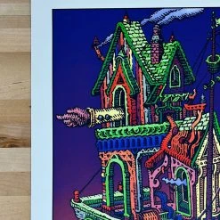 Primus - 2017 David Welker Poster Red Rocks Morrison, CO Colorado