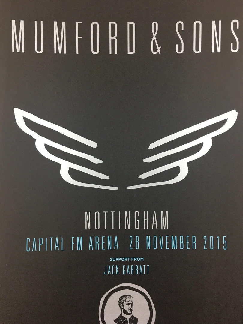 Sold Out Posters Mumford & Sons - 2015 Poster Nottingham, England, UK Capital FM Arena 3 Sold Out Posters Mumford & Sons - 2015 Poster Nottingham, England, UK Capital FM Arena