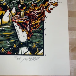 Art Prints Thai Skull - 2009/2010 Jeral Tidwell Poster Art Print 1st Edition