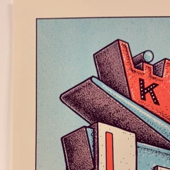 Kings Of Leon - 2017 Tyler Skaggs Poster Cincinnati, OH Riverbend