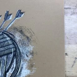 Dan Auerbach - 2009 Dan Grzeca Poster Schubas Chicago The Black Keys