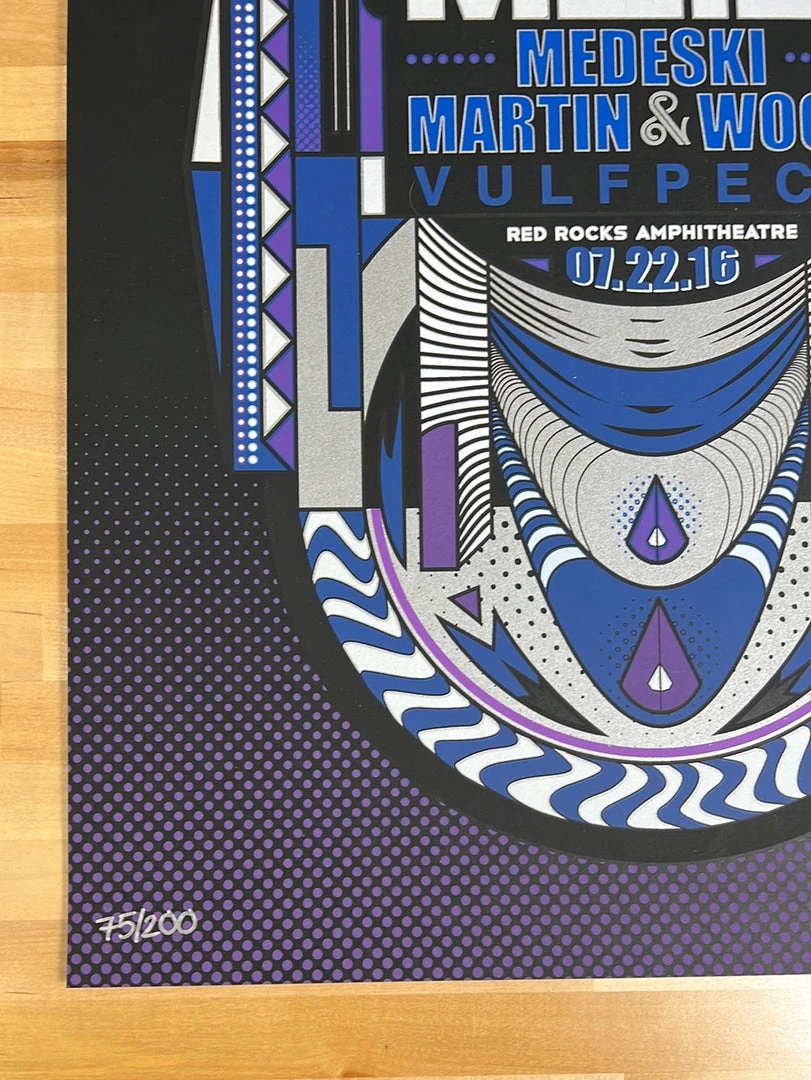 Motet - 2016 Derek Perez Poster Morrison, CO Red Rocks 8 Motet - 2016 Derek Perez Poster Morrison, CO Red Rocks