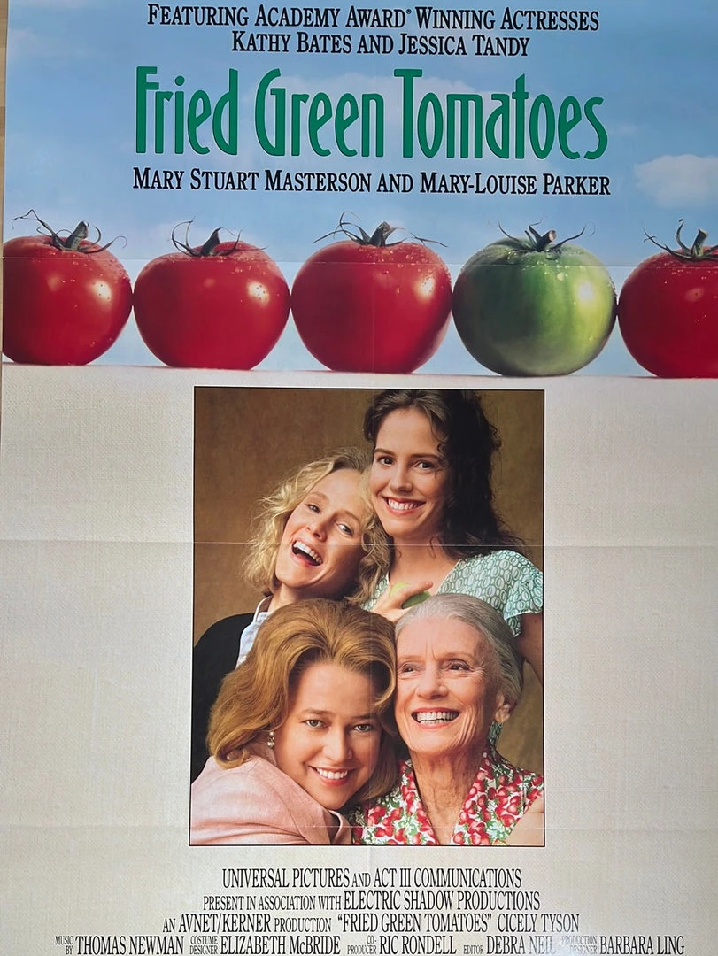 Sold Out Posters Fried Green Tomatoes - 1991 Video Promo Movie Poster Original Vintage 3 Sold Out Posters Fried Green Tomatoes - 1991 Video Promo Movie Poster Original Vintage