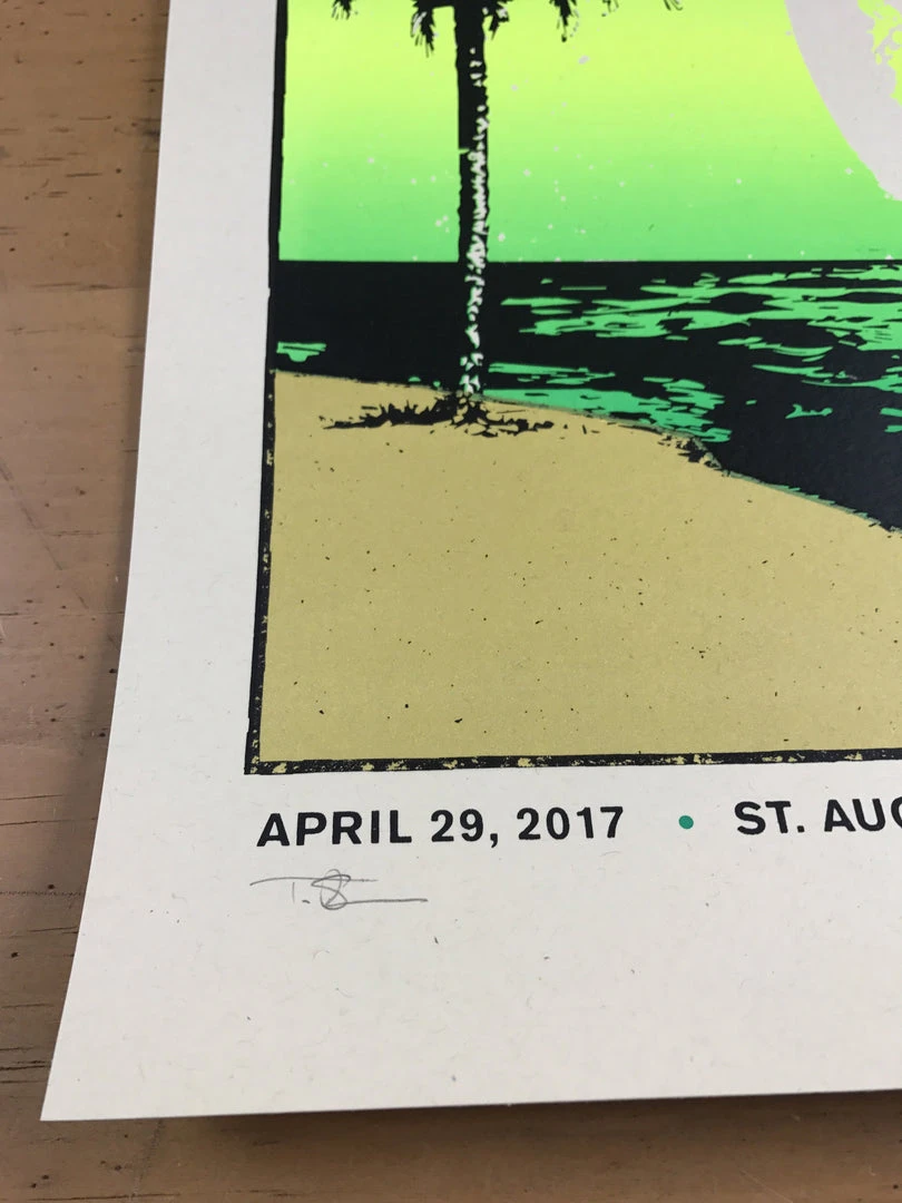 Umphrey's McGee - 2017 T. Shaw Poster St. Augustine, FL 9 Umphrey's McGee - 2017 T. Shaw Poster St. Augustine, FL