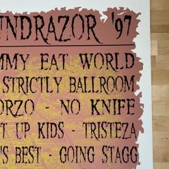 TAZ KXLU Fundraiser - 1997 T.A.Z. Poster Los Angeles, CA 1st Ed Gig Posters