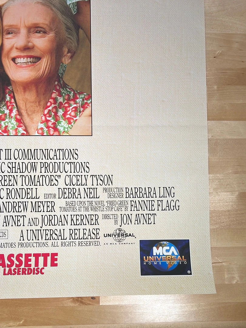 Sold Out Posters Fried Green Tomatoes - 1991 Video Promo Movie Poster Original Vintage 7 Sold Out Posters Fried Green Tomatoes - 1991 Video Promo Movie Poster Original Vintage