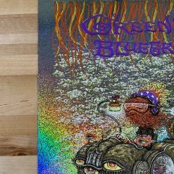 Greensky Bluegrass - 2018 Marq Spusta Poster FOIL Red Rocks Morrison, CO