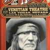 Willie Nelson - 2017 Mattole River Studios Poster Las Vegas, NV
