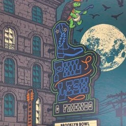 Phil Lesh - 2021 Status Serigraph Poster Nashville, TN Brooklyn Bowl Grateful Dead
