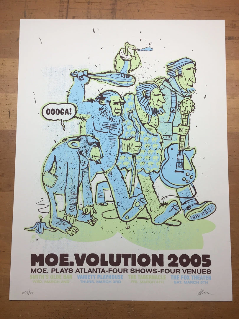 Moe. - 2005 Methane Studios Poster Atlanta, GA Volution 5 Moe. - 2005 Methane Studios Poster Atlanta, GA Volution