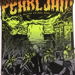 Ames Brothers Gig Posters Pearl Jam - 2014 Ames Design Poster Milton Keynes, UK Milton Keyes Bowl