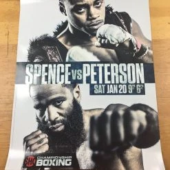 Sold Out Posters Spence Vs. Peterson Championship Boxing Poster